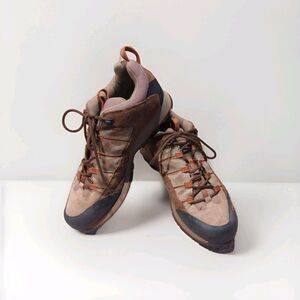 Salomon Hiking Shoes Mens 13 Brown Orange Outdoor ContraGrip Trail